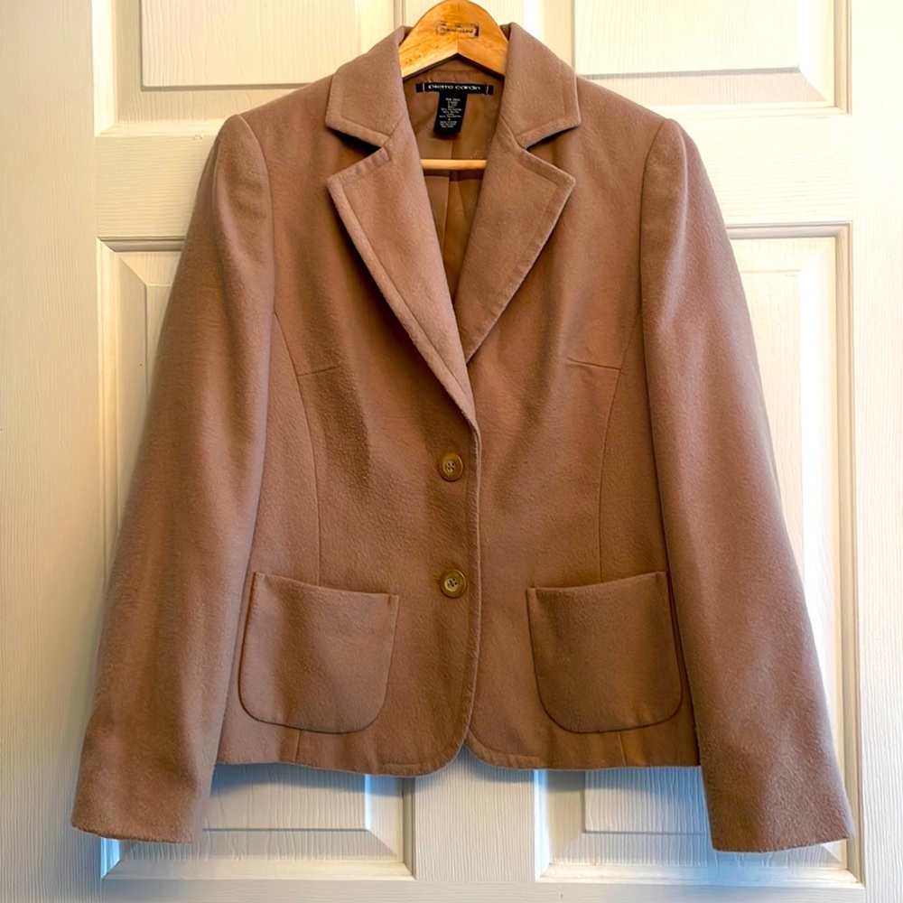 Vintage Pierre Cardin camel blazer